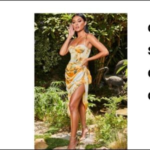 Pretty Little Thing corset and skirt set